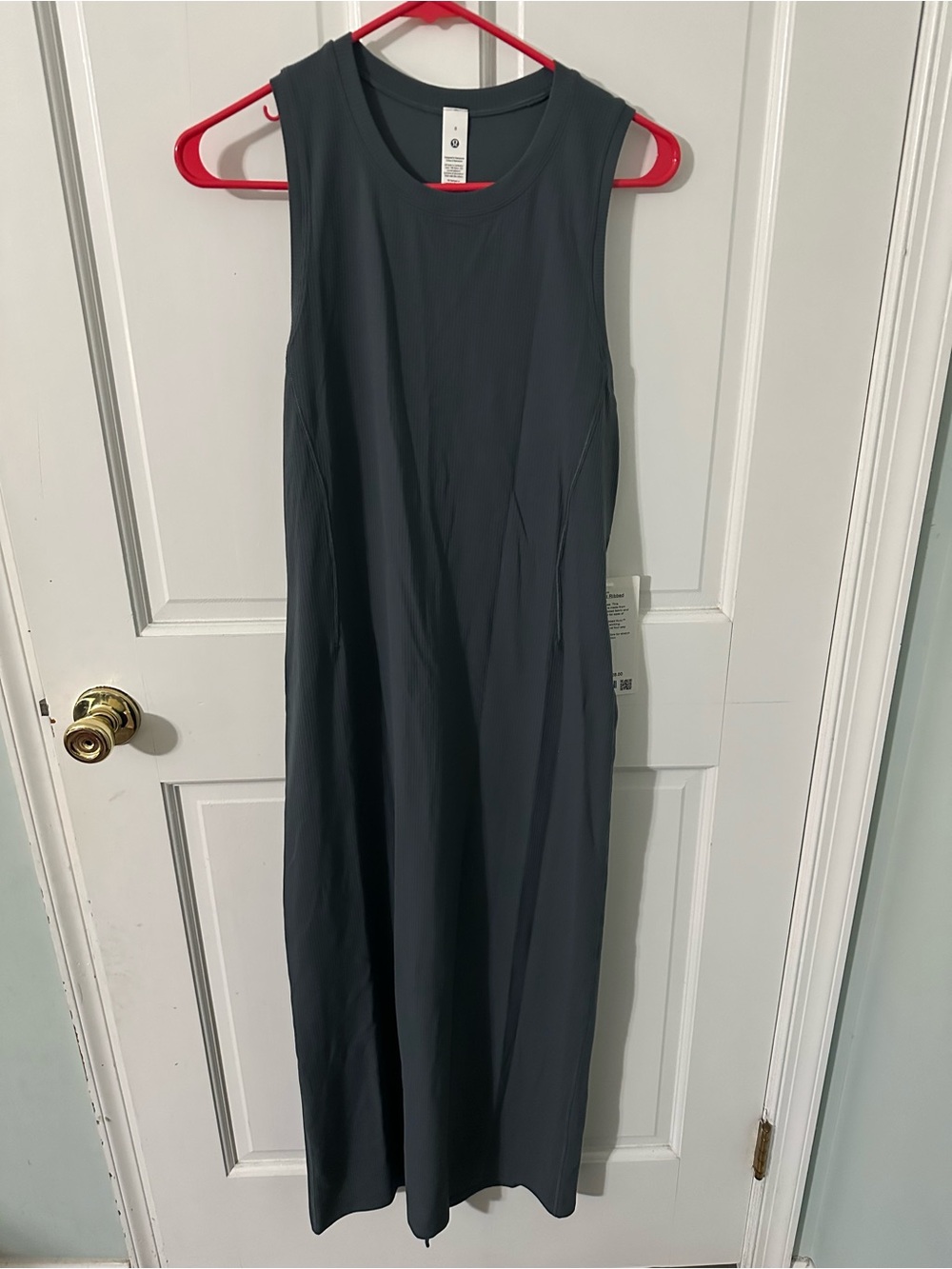 NWT Lululemon All Aligned Ribbed Midi dress 
SIZE 8